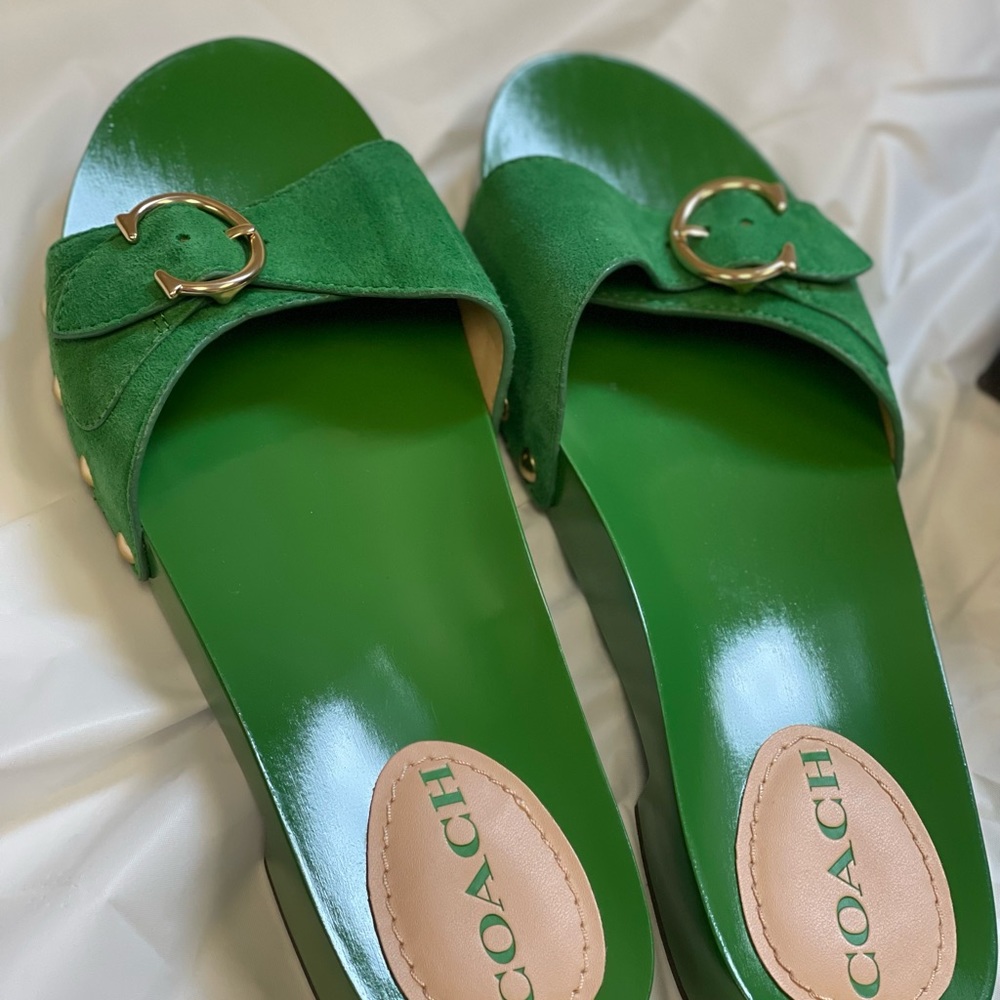 Coach Bleeker Suede Sandals